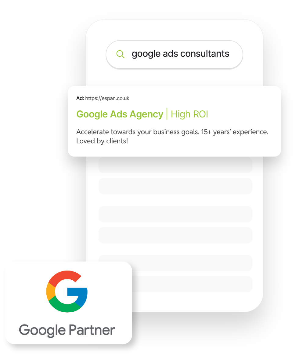 Google Ads Consultants - Search Graphic